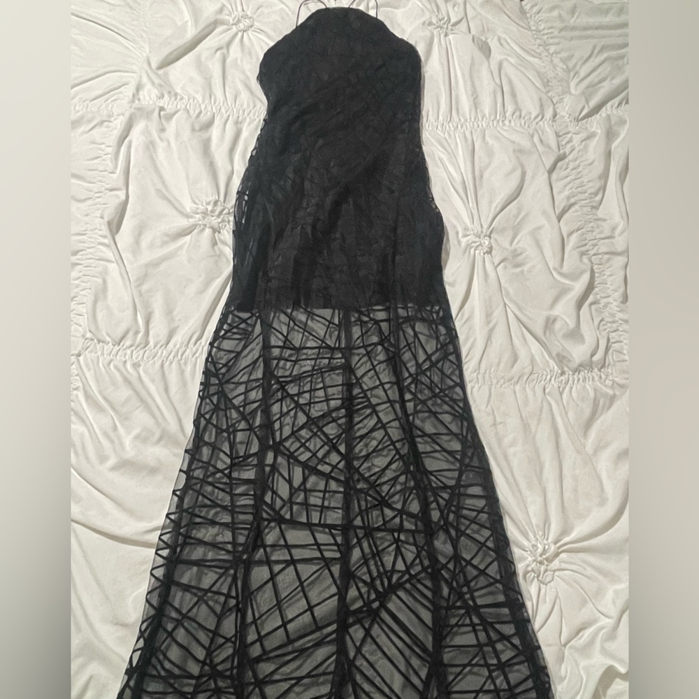 Zara Black Strapless Dress